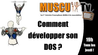 Comment développer son DOS  6 conseils  Muscu TV ksCoaching [upl. by Eatnhoj]