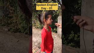 Spoken English Day  01  90 shortsvideo english [upl. by Averell]