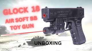 quotRealistic K19 PUBG Airsoft Laser Light Toy Pistol Gun  ASMR Unboxingquot [upl. by Hurlbut332]