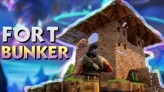 HUGE UNDERGROUND BUNKER Fortnite Battle Royale [upl. by Anelys]