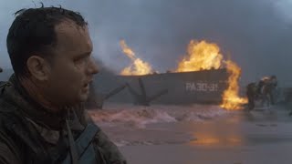 Saving Private Ryan  Omaha Beach Scene SABATON  Panzerkampf Official Lyric Video [upl. by Waneta]