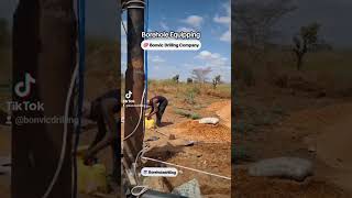 Were making significant progress with the borehole equipping Stay tuned for some incredible [upl. by Ococ]