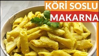 Köri Soslu Makarna Tarifi  Kremalı Köri Soslu Makarna Nasıl Yapılır  Körili Makarna [upl. by Almeta]