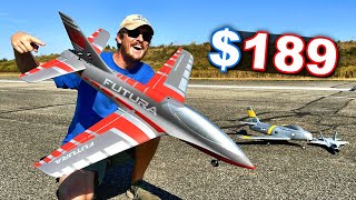 100MPH Miniature RC Jet FULL of POWER  FMS Futura 64mm EDF [upl. by Adrahc712]