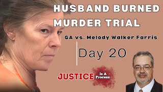 LIVE WATCH Husband Burned Murder Trial — GA v Melody Walker Farris — Day 20  Deliberations [upl. by Bruckner]