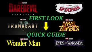 Quick Guide To Marvels 6 Disney Series Coming In 2025 Trailer [upl. by Anawal882]