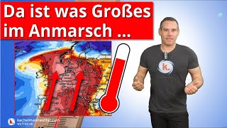 Auf Regen und Gewitter erfolgt intensiver Warmluftvorstoß  Rekorde möglich [upl. by Ahmed975]