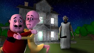 Horror Granny in Motu Patlu New Episode  horror granny animation short film [upl. by Earla]