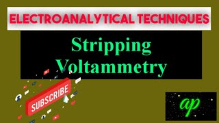 Stripping Voltammetry Electroanalytical Techniques  Polytechnic TRB [upl. by Bently]