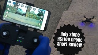 Holy Stone HS110G Drone Short Review [upl. by Ierna]