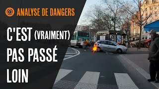 Se faire entendre 😲 Cest pas passé loin 5  Paris à vélo [upl. by Eikin]