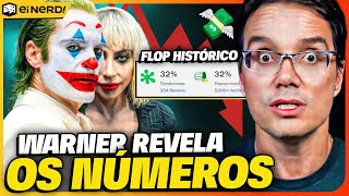 O TAMANHO DO FRACASSO WARNER REVELA OS NÚMEROS DE CORINGA 2 [upl. by Adamek]