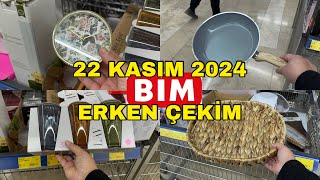 BİM BİM 22 KASIM 2024 CUMA  BİM’BU HAFTA YIKILIYOR ÇEŞİT ÇEŞİT ŞAHANE ÜRÜNLER [upl. by Atterahs]