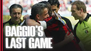 Roberto Baggios last game  AC Milan 42 Brescia  Full Match 200304 [upl. by Lyrej]