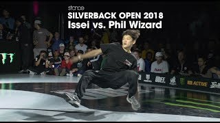 Issei vs Phil Wizard  stance  Silverback Open 2018 [upl. by Anikal]