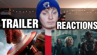 CAPTAIN AMERICA BRAVE NEW WORLD amp THUNDERBOLTS  D23 TRAILERS  Reactions amp Reviews [upl. by Atsyrt]