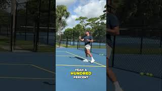 Should you use a one or twohanded backhand pickleballcoach pickleballtips [upl. by Farleigh377]