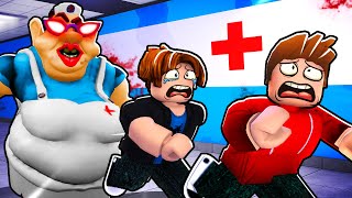 ROBLOX CHOP ESCAPED EVIL NURSE SALLY IN HER LAB [upl. by Ellenid]