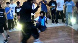 Les Twins Vs MEENR and Russell aka Ironman Part 1 [upl. by Ioj457]