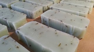 SAPONE FATTO IN CASA CON BURRO DI KARITE ALLA LAVANDA [upl. by Nnawtna699]