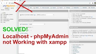 How to fix localhost and phpmyadmin not opened with xampp [upl. by Templia]