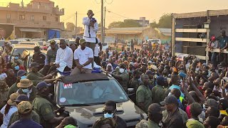 🔴Caravanentionle du Pr Pastef SONKO Medina  Ouakam  Yoff  Dernier Jour Campagne Législatives [upl. by Amlus]