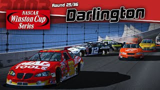 CUP 03  Round 2536 Darlington Raceway  NR2003 Career Mode Season 6 [upl. by Eednil928]