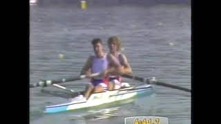 1992 Barcelona Olympics Rowing Mens 2 Heat 2 [upl. by Irv]