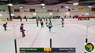 U16AA Northstars  Sask East Oilers 20241110 1st period [upl. by Nnel277]