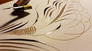 Feather Flourish Calligraphy [upl. by Brechtel]