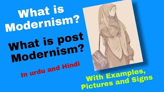 What is Modernism What is Post Modernismnist Difference between the two Urdu and hindi [upl. by Otnicaj]