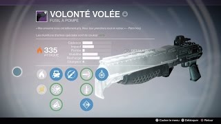 Destiny Comment looter pompe corrompu volonté volée lenclos de lhiver [upl. by Ecilayram]