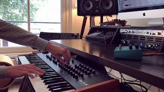 M83 quotOutroquot track on a Prophet Rev2  Strymon BigSky [upl. by Fogarty]