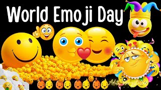 Happy World Emoji Day Whatsapp Status  Happy World Emoji Day 2024 Status  World Emoji Day 2024 [upl. by Llednol783]