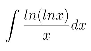 Integral of lnlnxx [upl. by Lucina]