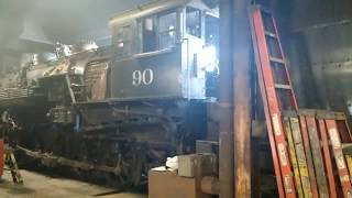 Strasburg Railroad mechanical shop tour 2018 [upl. by Lacym279]