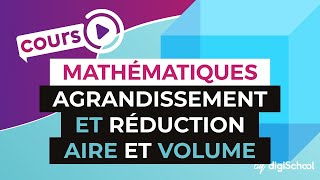 Agrandissement et réduction  Aire et volume  Mathématiques [upl. by Kalasky]