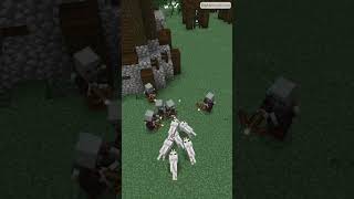 Wolves attack Pillager Outpost  Minecraft shorts [upl. by Allenaj377]