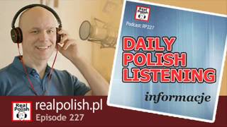 RP227 Daily Polish Listening  Polish Podcast [upl. by Esinehs957]