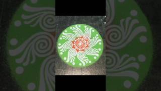 Diwali special rangoli  rangoli short  rangoli video  rangoli art rangolipatterns [upl. by Esinart]