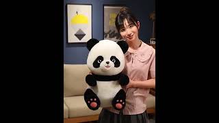 Cute Soft Panda Plush Toys Stuffed Animal Plush Figure Toys Doll Figure Mascot Cuddly Panda [upl. by As]