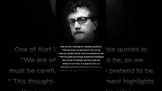 Kurt Vonnegut The Great American author shorts youtubeshorts quotes motivation [upl. by Lyons]