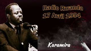 Documents archives  Rwanda avril 1994  Audio 4  Karamira Frodward [upl. by Ahtel]