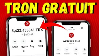 VOICI COMMENT GAGNER DES TRON GRATUITEMENT GRÂCE À CETTE NOUVELLE APPLICATION SANS INVESTIR [upl. by Eiffub]