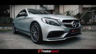 Mercedes W205 C200 Covert to C63 AMG Bodykit amp Valve Tronic Exhaust Control System [upl. by Gally]