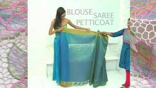 How to Drape a Saree in 3 Easy Steps [upl. by Hansiain]