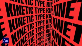 After Effects Tutorial  Kinetic Typography Wall [upl. by Eloisa]