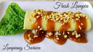 The Best LUMPIANG SARIWA Recipe  How to Make Fresh Lumpia at Home  Fresh Spring Roll Recipe [upl. by Bushey]