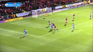 SWINDON V BRIGHTON  CAPITAL ONE CUP 201415 [upl. by Petronia921]