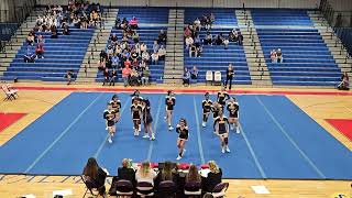 Culpeper County High School at Battlefield District Cheer Competition 2024💛💙 [upl. by Elocan612]